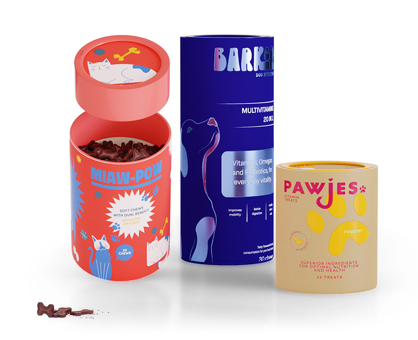 Biodegradable Child-Resistant Pet Product Packaging